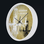 Personalized  Chandelier Wall Clock<br><div class="desc">Chandelier Custom Wall Clock - Your Name - or change to read whatever you like.</div>