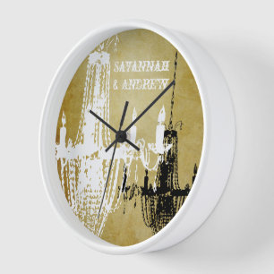 Personalized Chandelier Wall Clock