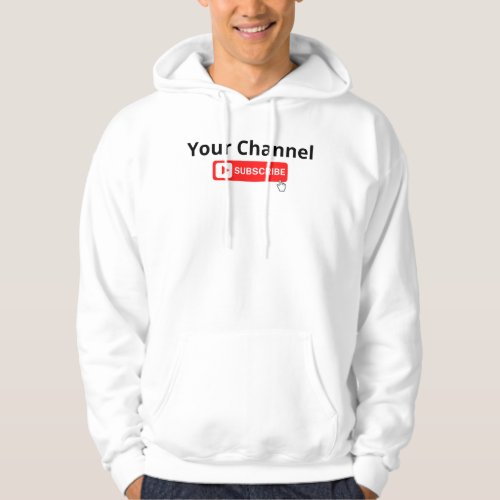 Personalized Channel Subscribe  Hoodie