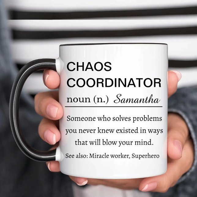 Personalized Chaos Coordinator Mug (Creator Uploaded)