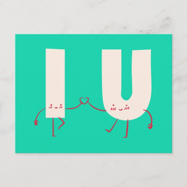 Personalized - Characters Connections Postcard (Front)