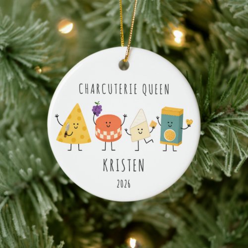 Personalized Charcuterie Queen Ornament