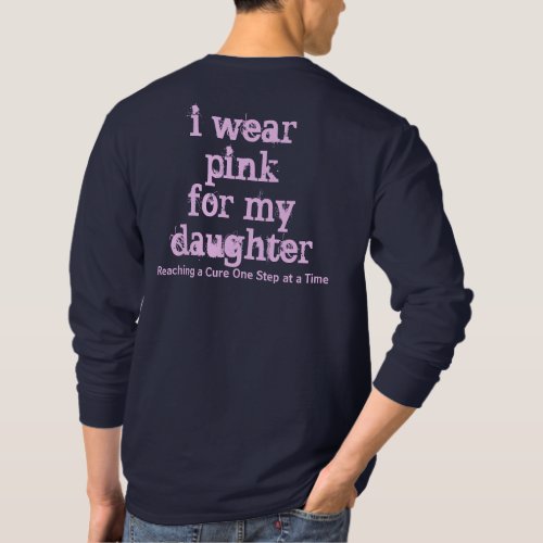 Personalized Charitable Cause Mens Long Sleeve T_Shirt