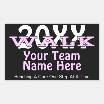 Personalized Charity Walk Sticker by StillImages at Zazzle