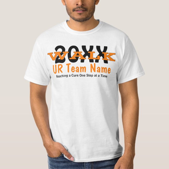 Personalized Charity Walk T-Shirt (Front)
