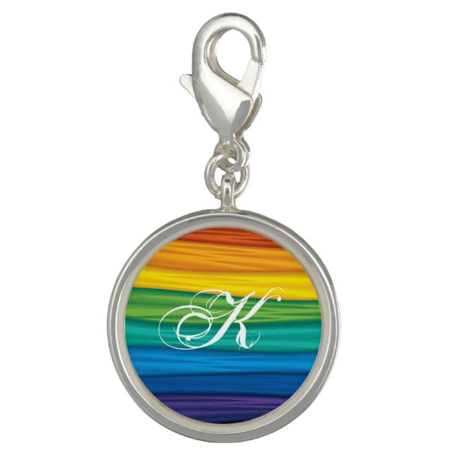 Personalized Charm Jewelry   lgbtq rainbow flag le (Front)