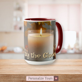 Personalized Chase Away the Gloom Autumn-Themed Mug