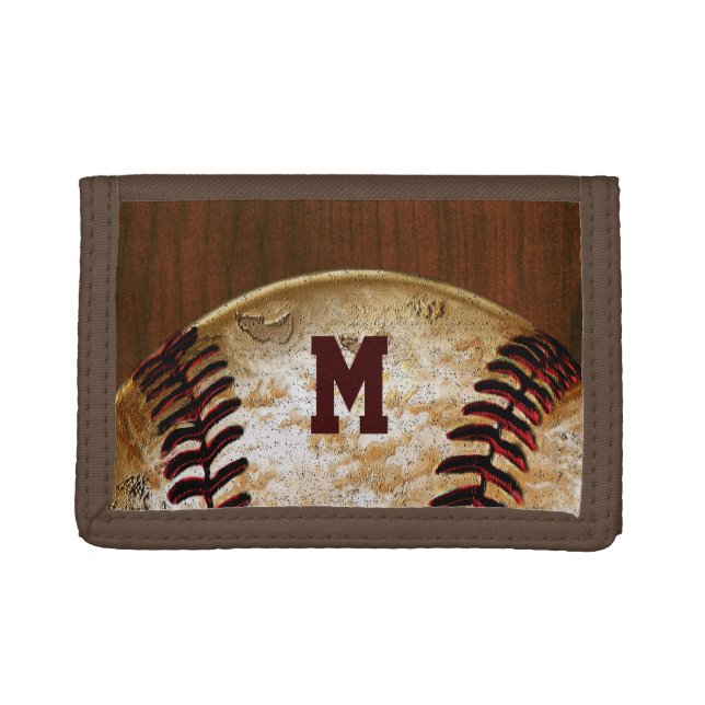 Personalized Cheap Baseball Team Gifts Trifold Wallet (Front)