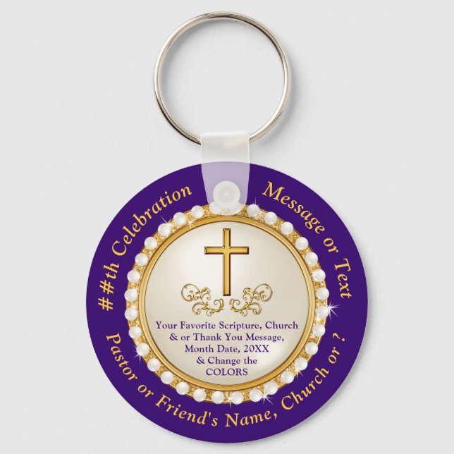 Personalized, Cheap Christian Gifts, ANY Occasion, Keychain (Front)