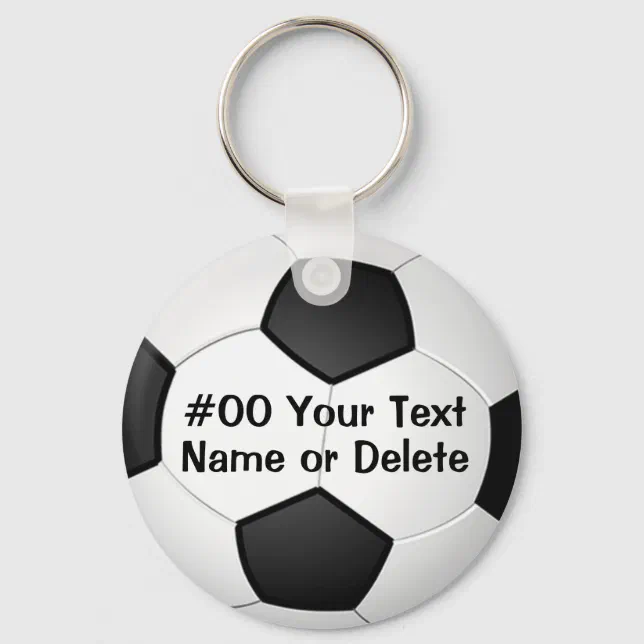 Personalized Cheap Soccer Gifts for Girls & Boys Keychain Zazzle