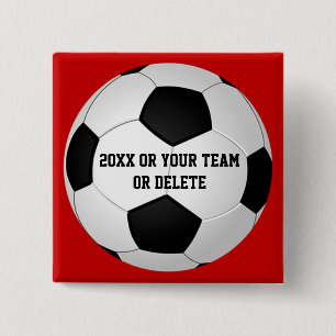 Personalized Cheap Soccer Party Favors Button PINS