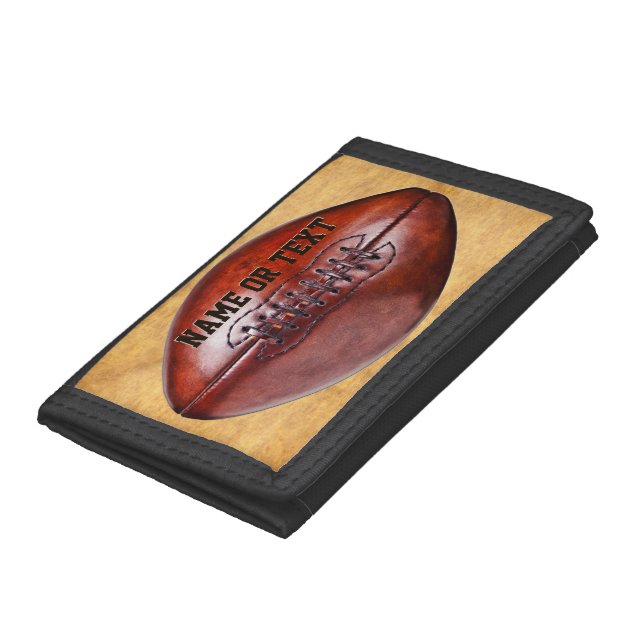 Personalized Cheap Vintage Football Wallet (Bottom)