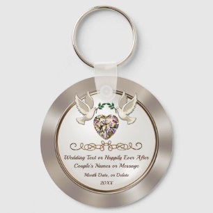 Personalized, Cheap Wedding Favors, Wedding Keychain