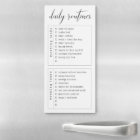 Personalized Checkbox 2 Sections Routine List