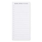 Personalized Checkbox Reminders Magnetic Notepad