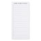 Personalized Checkbox Reminders Magnetic Notepad