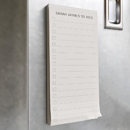 Personalized Checkbox Reminders Magnetic Notepad