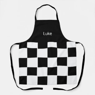 PERSONALIZED CHECKERED APRON