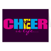 Personalized Cheer Cheerleading Purple (Front Horizontal)