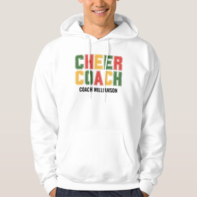 Personalized CHEER COACH  Hoodie (Front)