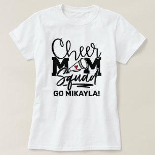 Personalized Cheer Mom Squad T-Shirt