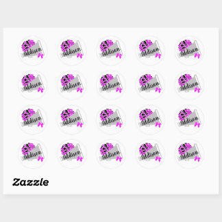 Personalized Cheer Stickers Cheerleader Sticker