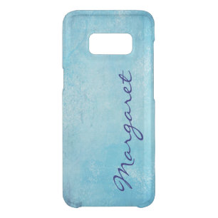 Personalized Cheerful Blue Watercolor Uncommon Samsung Galaxy S8 Case