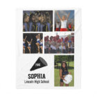 Personalized Cheerleader 5 Photo Collage Name Year