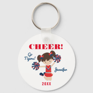 Personalized Cheerleader Keychain with YOUR TEXT