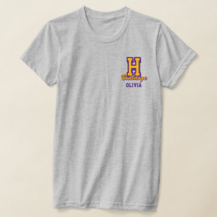 Personalized Cheerleader Name, Custom Cheer T-Shirt