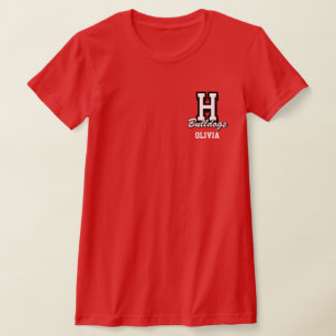 Personalized Cheerleader Name, Custom Cheer T-Shirt