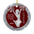 Personalized, Cheerleader Ornament, Cheer Favors,