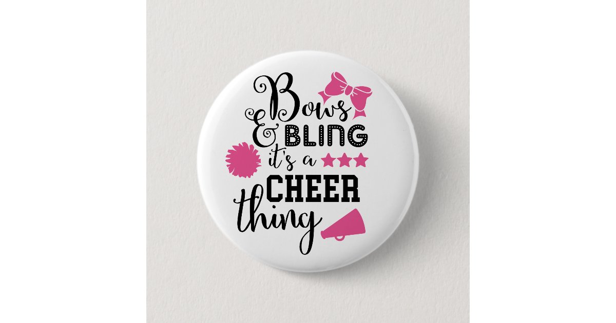 Personalized Cheerleading Button | Zazzle