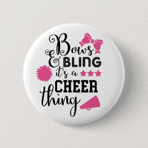 Personalized Cheerleading Button