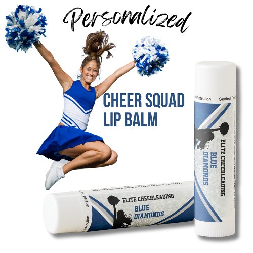 Personalized Cheerleading Christmas  Lip Balm