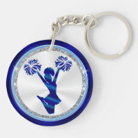  20 Pcs Cheerleader Acrylic Keychain Cheerleading