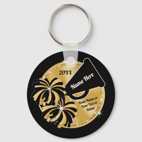 Personalized Cheerleading Gifts for Team Keychain