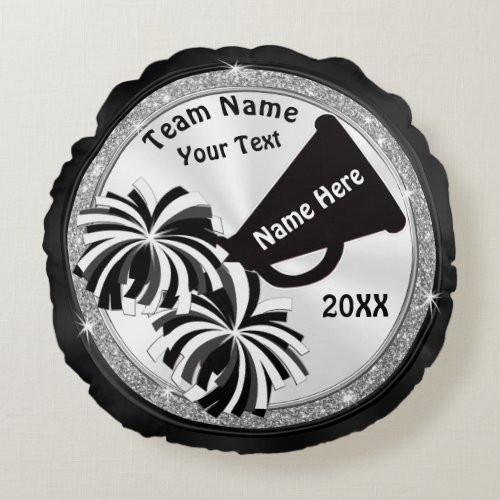 Personalized Cheerleading Senior Night Ideas Round Pillow