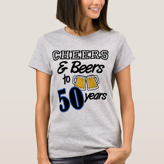 Personalized Cheers/Beers 30th Birthday Shirt (Front)