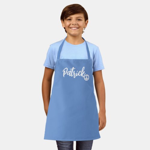 Personalized Chef Any Name Child Baker Blue Kids  Apron