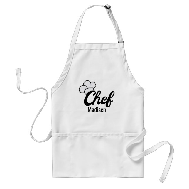 Personalized Chef Cook Adult Apron (Front)