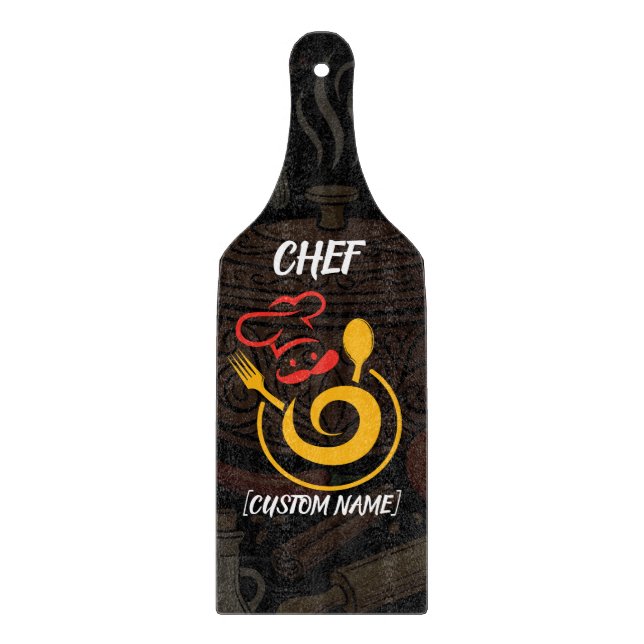 Personalized Chef Cutting Board (Front)