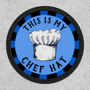 Personalized chef hat cooking culinary apparel patch