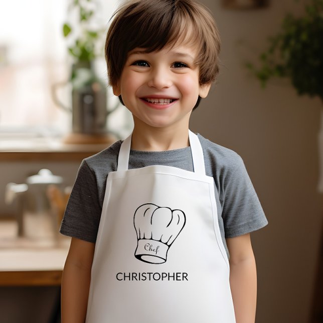 Personalized Chef Hat Kids' Apron (Creator Uploaded)