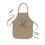 Personalized Chef Hat Kids' Apron