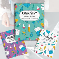 Personalized Chemistry Notebook – Custom Name Desi