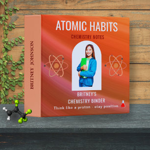  Personalized Chemistry School Folder Photo Name 
