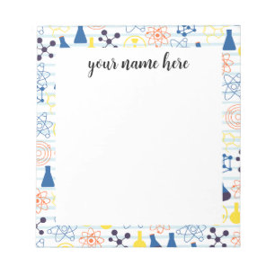 Personalized Chemistry teacher Notepad