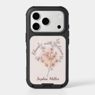 Personalized Cherry Blossom Custom Name Floral iPhone 17 Pro Case