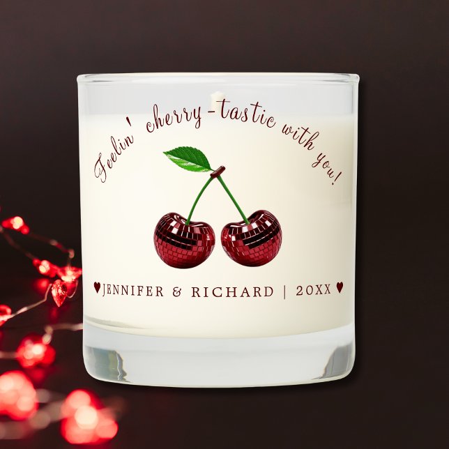 Personalized Cherry Candle  (Personalized Cherry Candle)